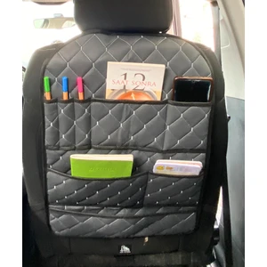Araç Içi Koltuk Arkası Eşya Düzenleyici Organizer Cepli Çanta Kaliteli Kumaş Düzenleyici