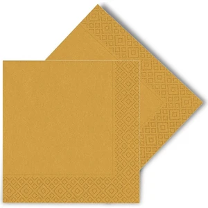 Peçete 33X33 20LI -Altın-