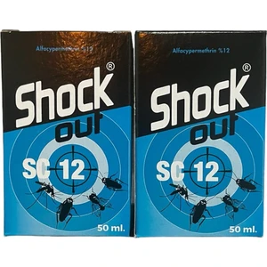 Dual Kimya Shock Out Sc 2'li .karasinek, Sivrisinek, Hamamböceği, Karınca, Bit, Pire