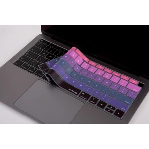 Laptop Macbook Air Klavye Koruyucu US(ABD) İngilizce Harf Baskılı A1932 ile Uyumlu Ombre