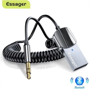 USB Wireless Bluetooth Araç Kiti Hifi Stereo Ses Alıcısı Aux 3.5mm Jack Bluetooth 5.0 HD10
