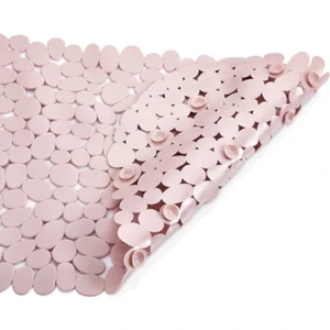Main Shop Vantuzlu Banyo ve Duş Kaydırmaz Paspası 34 cm x 68 cm Pembe Renk