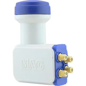 Mag Altın Uçlu Dörtlü Lnb Chip 0.1 Db Çanak Anten Lnb Si 3D 4K Ultra Hd Görüntü Desteği