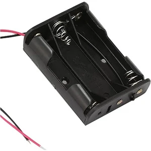 Pil Yuvası 3'lü Kalem Pil Aa Pil Ölçü 37.2 x 52.4 x 12.8 mm