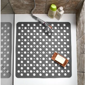 Main Shop Kare Bubble Bath Math Banyo & Duş Kaydırmazı Antrasit 54x54 cm