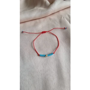 DD Jewelry 14 Ayar 4 mm Dorika Kırmızı Bileklik