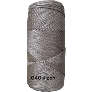 Polyester Makrome Ipi 200GR Makrome Ipi Çanta Ipi Runner Ipi Örgü  Ipi No4 - 1.4mm Makrome Ipi