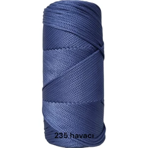 Polyester Makrome Ipi 200GR Makrome Ipi Çanta Ipi Runner Ipi Örgü  Ipi No4 - 1.4mm Makrome Ipi