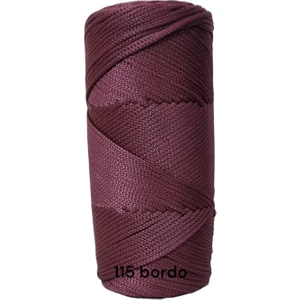 Polyester Makrome Ipi 200GR Makrome Ipi Çanta Ipi Runner Ipi Örgü  Ipi No4 - 1.4mm Makrome Ipi