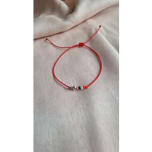 DD Jewelry 14 Ayar 4 mm Dorika Renkli Bileklik