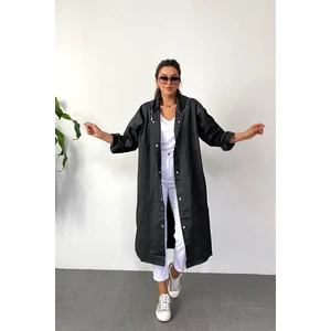 Main Shop Unisex Siyah Su Rüzgar Geçirmez Yağmurluk