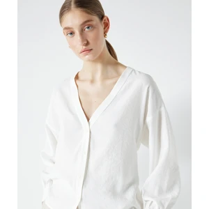 Miss İpekyol Rahat Kesim V Yaka Bluz