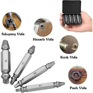 Main Shop Speed Out Hasarlı Bozuk Vida Çıkarıcı Hasar Görmüş Vida Sökme