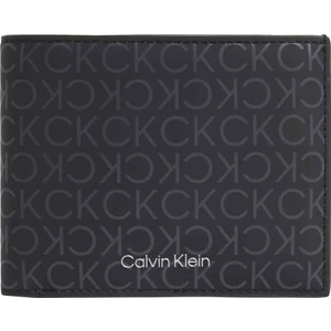Calvin Klein Siyah Erkek Cüzdan Rubberızed Bıfold 5cc W/coın