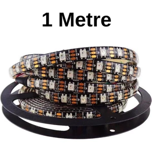 WS2812B IP30 Adreslenebilir Magic LED 5 Volt ( 60 Chip )