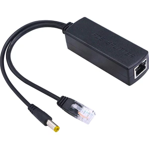Ip Kamera Poe Kablosu Aktif Poe Enjektör Splitter Ethernet Internet Soketli 12V-2A
