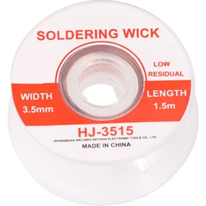 Powermaster 3.5 mm 1.5 Metre Lehim Alma Teli Lehim Sökme Lehim Temizleme Teli