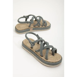 Suins Shoes Suins Valencia Kadın Halat Sandalet Ipli Sandalet Yazlık