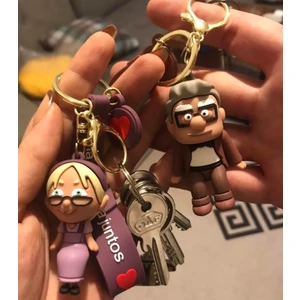 Yukarı Bak (Carl And Ellie )Anahtarlık ve Çanta Süsü