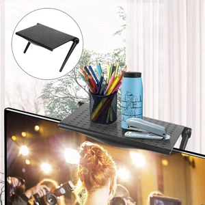 Monitor Tv Üstü Raf Portatif Katlanır Düzenleyici Projeksiyon Rafı Telefon Tablet Standı