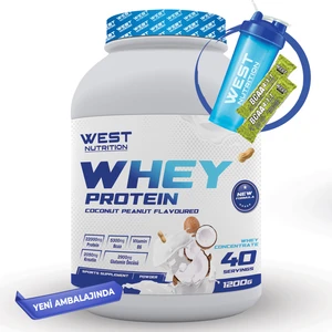 West Nutrition Whey Protein Tozu 1200 gr 40 Servis Aroma Seçenekli