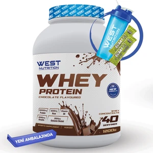 West Nutrition Whey Protein Tozu 1200 gr 40 Servis Aroma Seçenekli