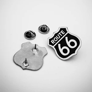 Yörük Tasarım Route 66 Motorcu Rozet