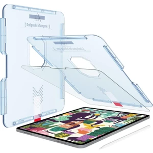 Apple Ipad Air 4/5 Nesil 10.9 Kalıplı Kolay Uygulama Aparatlı Otomatik Hizalama Cam Ekran Koruyucu