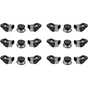 Nalburkent Tencere Tava Sahan Kulp Cam Ve Metal Kapak İçin Yasemin Kromajlı Siyah 6 Set