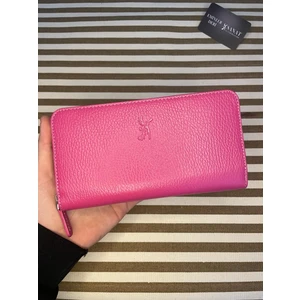 SANAT LEATHER SL-2132  Deri Şık Portföy Fermuarlı Kadın Cüzdanı 19,5cm×10,5cm Sanat Leather