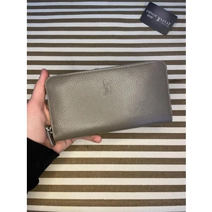 SANAT LEATHER SL-2132  Deri Şık Portföy Fermuarlı Kadın Cüzdanı 19,5cm×10,5cm Sanat Leather