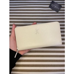 SANAT LEATHER SL-2132  Deri Şık Portföy Fermuarlı Kadın Cüzdanı 19,5cm×10,5cm Sanat Leather
