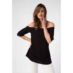 Madonna Yaka Bluz 44 - Siyah