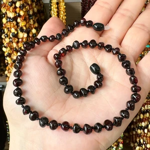 Kehribarevi Ereğli Baltık Damla Kehribar Bebek Diş Kolyesi