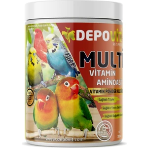 Multi Vitamin Aminoasit Toz Egzotik Kuşlara Özel ( Papağan -Kanarya -Muhabbet Kuşu Vb. )