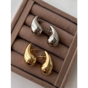 Bottega Göz Yaşı Damla Çelik Küpe