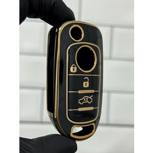 Barkas Elektronik Fiat Egea Sustalı Nano Anahtar Kılıfı Siyah
