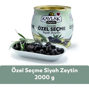 Kavlak Özel Seçme Gemlik Siyah Zeytin 2 kg (brüt )