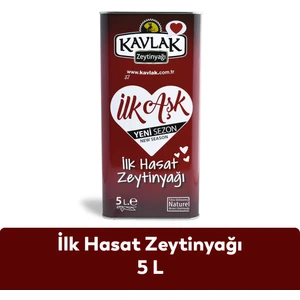 Kavlak Ilk Hasat Soğuk Sıkım Zeytinyağı 5 Lt
