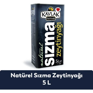 Kavlak Naturel Sızma Soğuk Sıkım Zeytinyağı 5 Lt