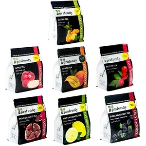 Gerçek Meyve Taneli Çay Karışık Set 7 x 1000 gr