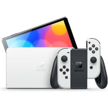 Nintendo Switch Nintendo Switch OLED (White) Nintendo Switch Oled Oyun Konsolu Beyaz - G Fiyatı