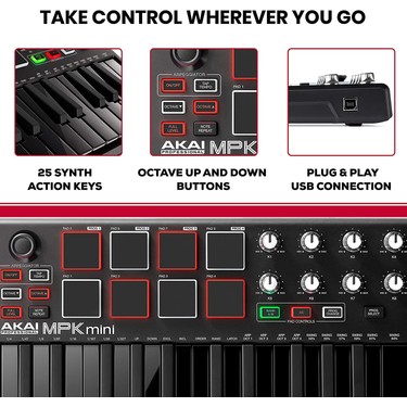 Akai Mpkmini 2 Müzik Prodüksiyonu Klavye Kontrol Cihazı Fiyatı