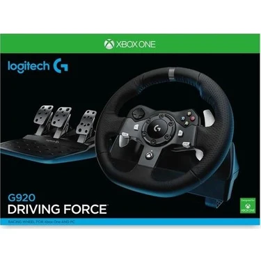 Logitech G G920 Driving Force Yarış Direksiyonu 900° Dönüş Açısı ile Gerçekçi Sürüş