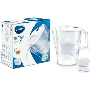 Brita Su Filtreli Sürahi Aluna XL 3.5lt 10 lt Tank ile Sağlıklı Su ve Filtre