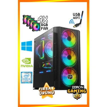 Zeiron Vulcan Beta A52 Intel Core i5 3470 16GB 500GB + 240GB SSD Freedos Masaüstü