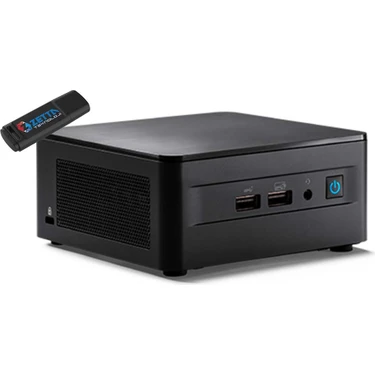 Intel Nuc 12 Pro Intel Core I5 1240P 16GB 256GB SSD Freedos Mini Bilgisayar NUC12WSHI5F05 + Zetta