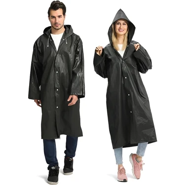 Main Shop Unisex Siyah Su Rüzgar Geçirmez