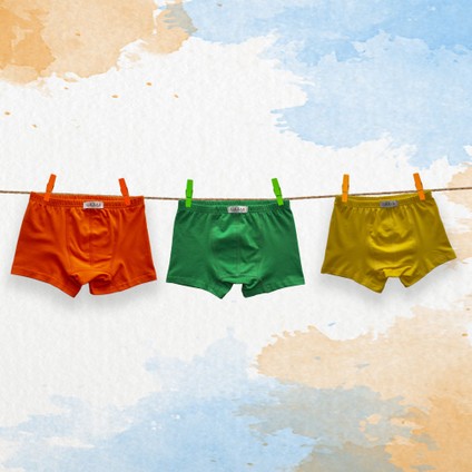 3'lü Erkek Çocuk Boxer ( Turuncu - Yeşil - Sarı ) modelleri