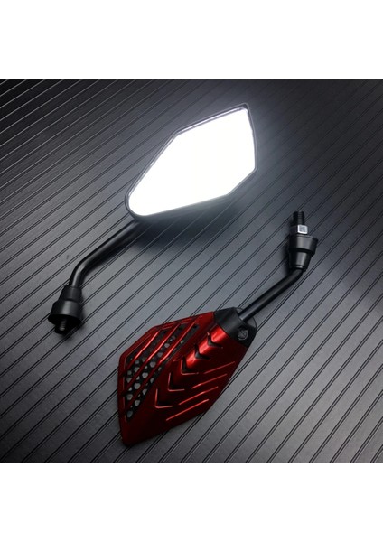 No.3 Tarzı 10 mm Motosiklet Arka Görünüm Aynaları Dikiz Aynası Yamaha Kawasaki Suzuki Honda Aprillia Motorlu Scooter Dikiz Aynası (Yurt Dışından)